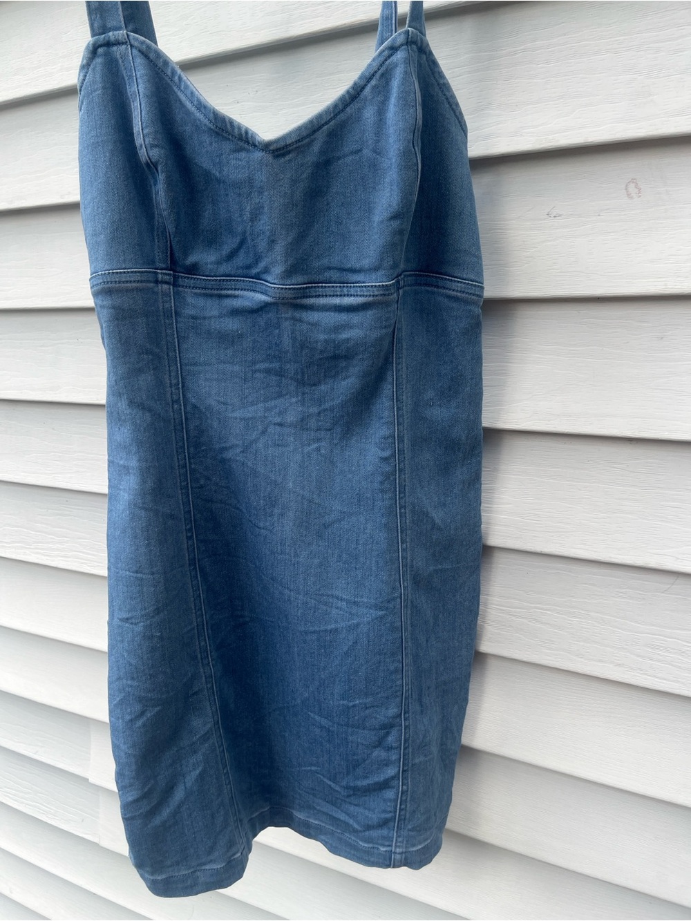 Blue Denim Slip Dress - Brand: